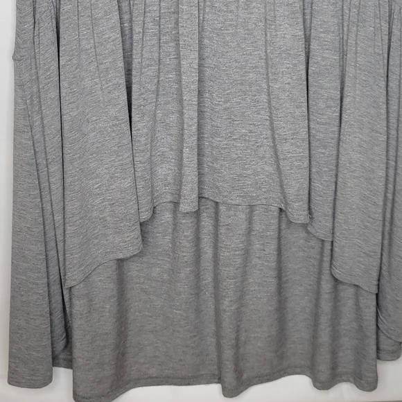 Grey Hi-Lo Maxi Skirt - Picture 4 of 7